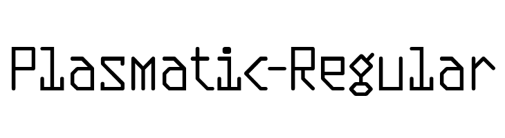 Plasmatic-Regular  免费字体下载