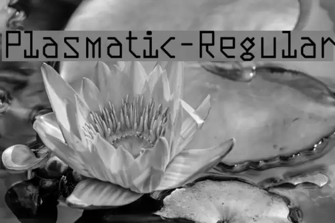 Plasmatic-Regular Font examples