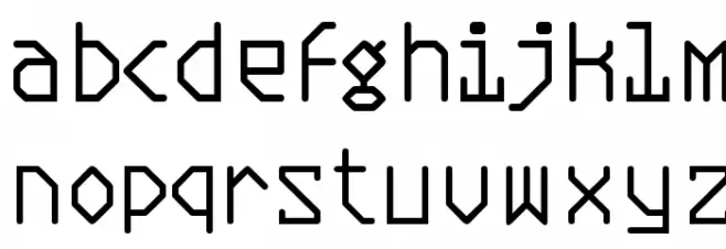 Plasmatic-Regular Schriftart Kleinbuchstaben