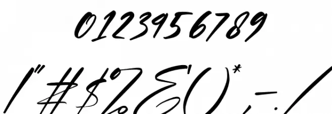 Plasmatic Signature Italic Font OTHER CHARS