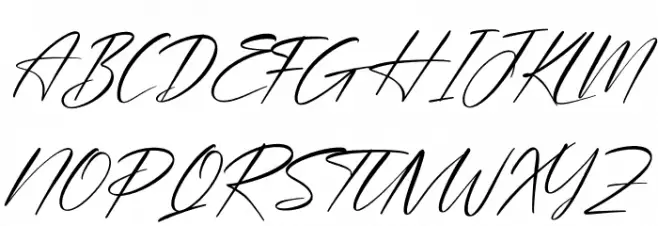 Plasmatic Signature Italic Schriftart Groß