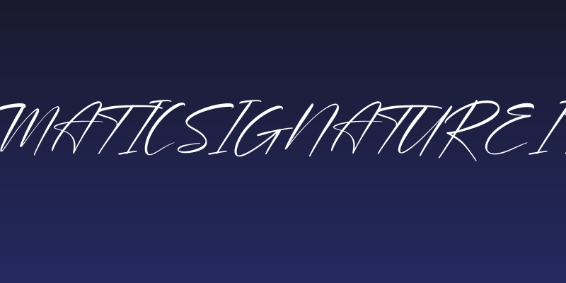 Plasmatic Signature Italic Social Header