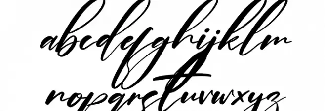 Plasmatic Signature Italic Schriftart Kleinbuchstaben