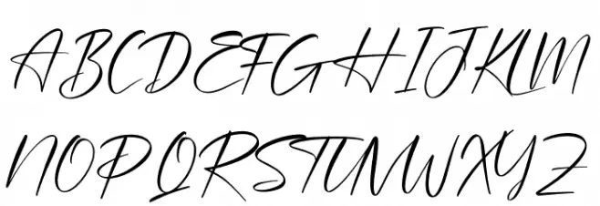 Plasmatic Signature Schriftart Groß