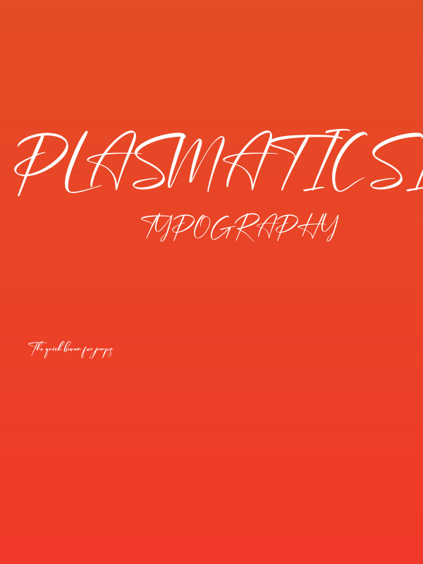 Plasmatic Signature Poster