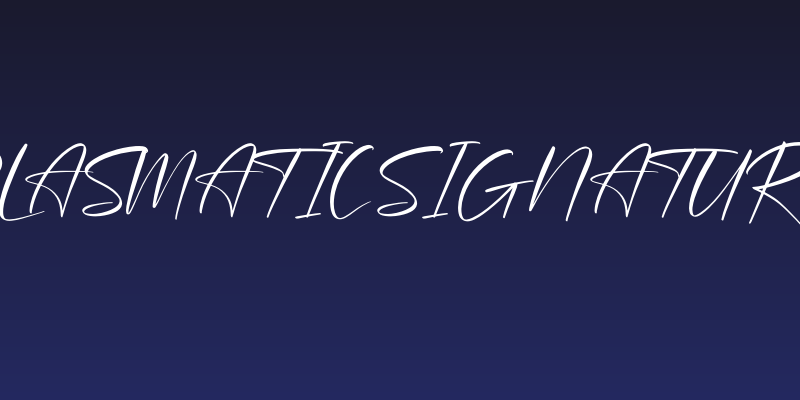 Plasmatic Signature Social Header