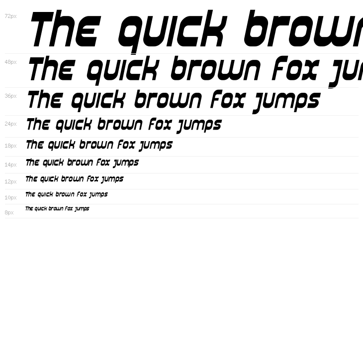 Plasmatica Bold Italic Waterfall