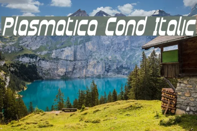 Plasmatica Cond Italic Example 3