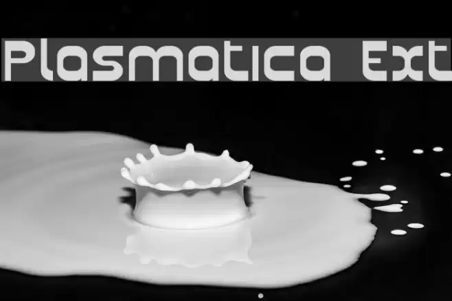 Plasmatica Ext Font examples