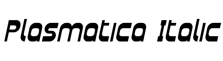 Plasmatica Italic  baixar fontes gratis