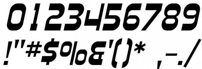 Plasmatica Italic フォント その他の文字