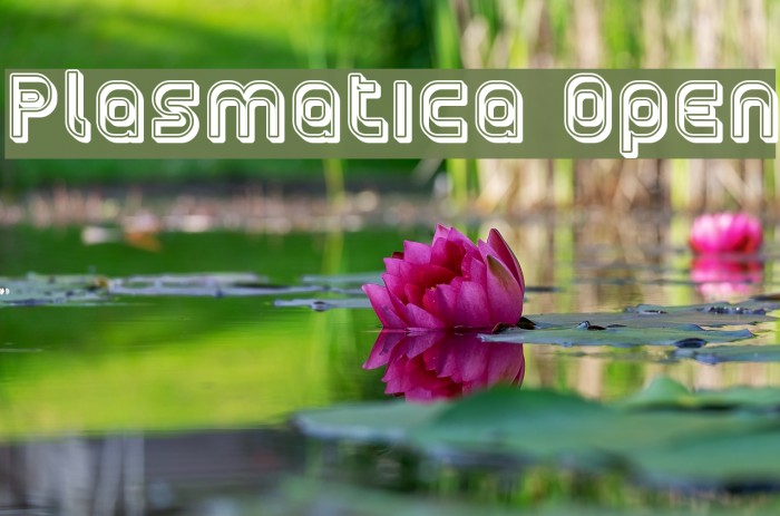 Plasmatica Open Font examples