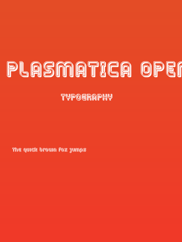 Plasmatica Open Poster