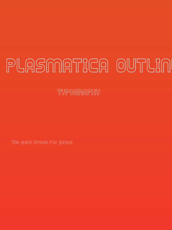 Plasmatica Outline Poster