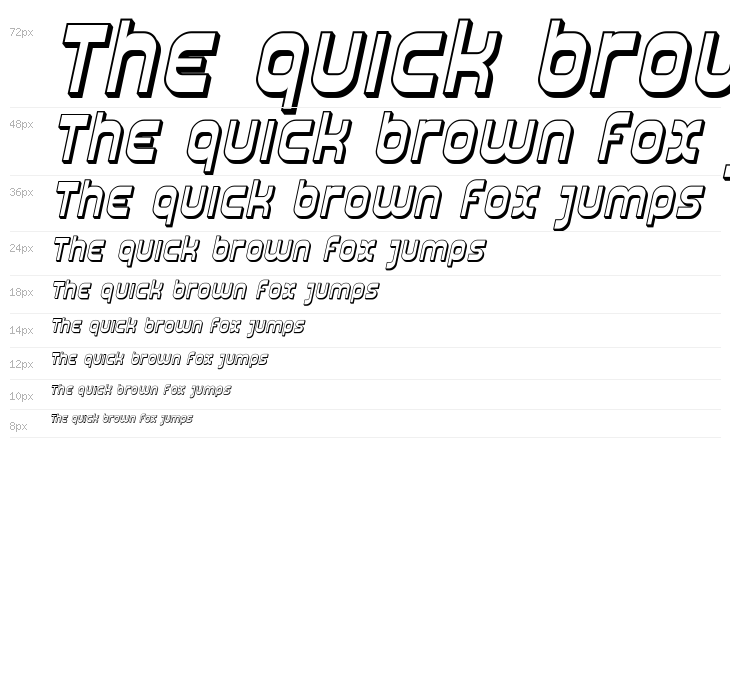 Plasmatica Shaded Italic Waterfall