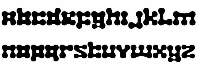 Plastelina Regular フォント 大文字