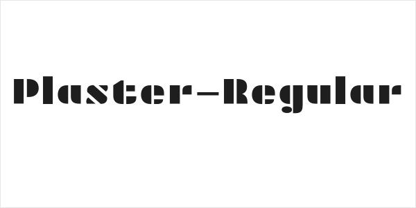 Plaster-Regular Logo