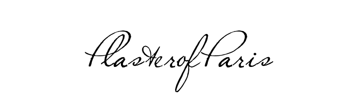 PlasterofParis Font