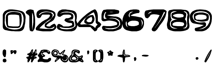 PlastiCrap Font OTHER CHARS