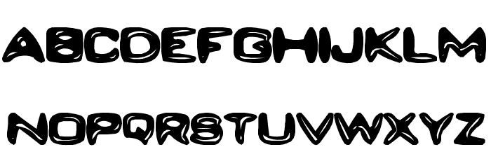 PlastiCrap Font LOWERCASE