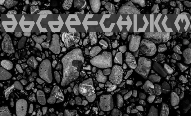 Plastic Bag Font examples