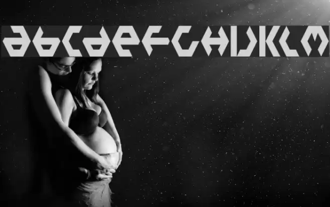 Plastic Bag Font examples