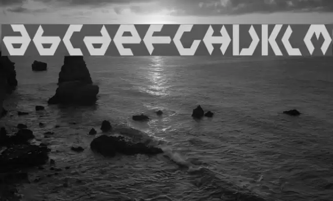 Plastic Bag Font examples