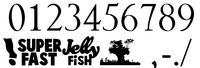 Plastic Beach Font OTHER CHARS