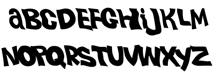 Plastic Beach Font LOWERCASE