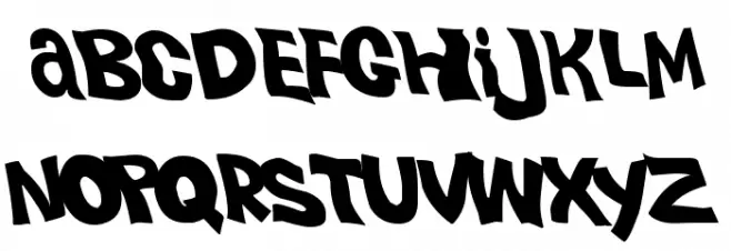 Plastic Beach फ़ॉन्ट लोअरकेस