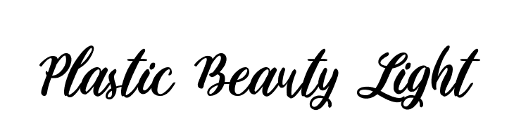 Plastic Beauty Light  Frei Schriftart Herunterladen
