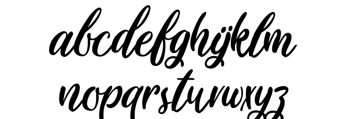 Plastic Beauty Light Font LOWERCASE
