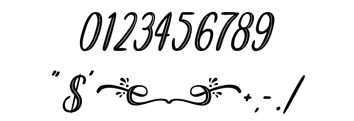 Plastic Beauty Font OTHER CHARS