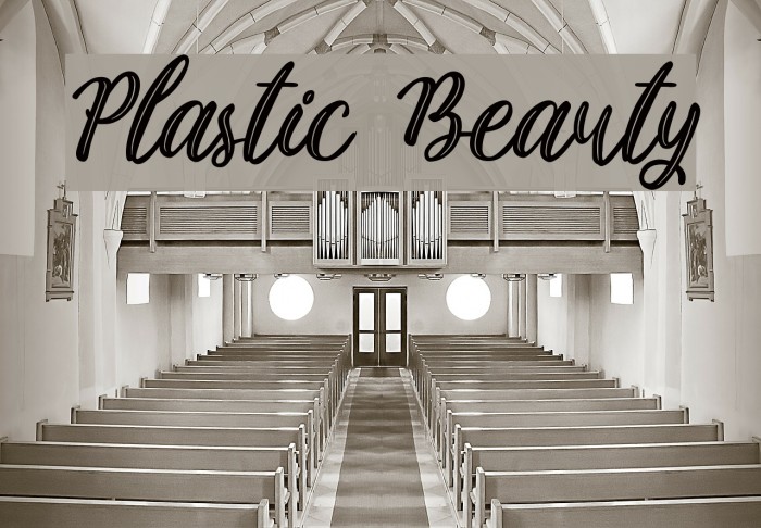 Plastic Beauty Font examples
