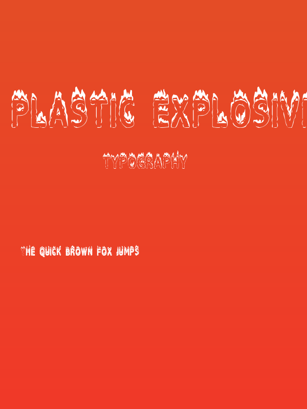 Plastic Explosive Poster