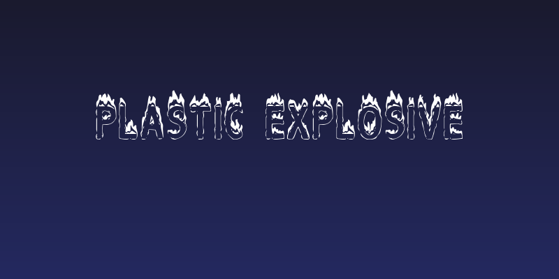 Plastic Explosive Social Header