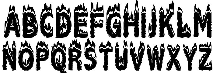 Plastic Explosive Font LOWERCASE
