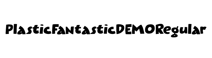 Plastic Fantastic DEMO Regular Fonte