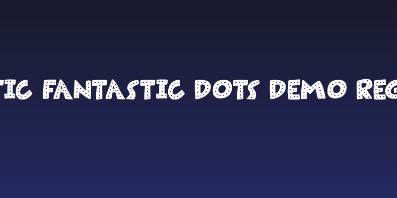 Plastic Fantastic Dots DEMO Regular Social Header