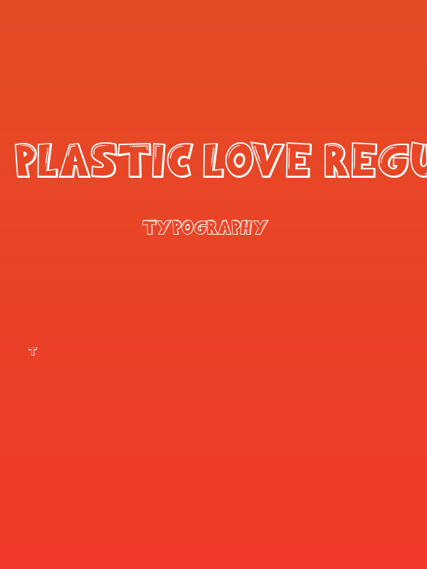 Plastic Love Regular Poster