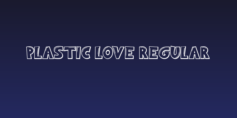 Plastic Love Regular Social Header