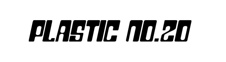 Plastic No.20  لخطوط تنزيل
