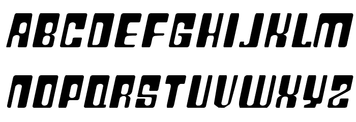 Plastic No.25 Font LOWERCASE