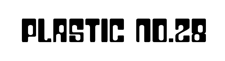Plastic No.28 Font