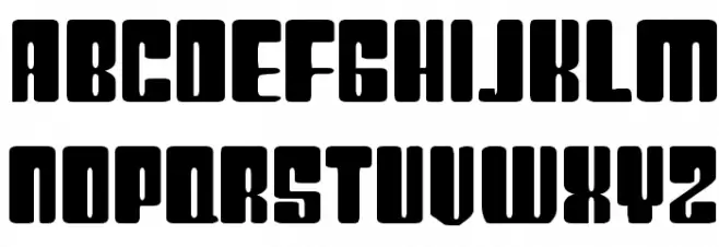 Plastic No.29 Schriftart Groß