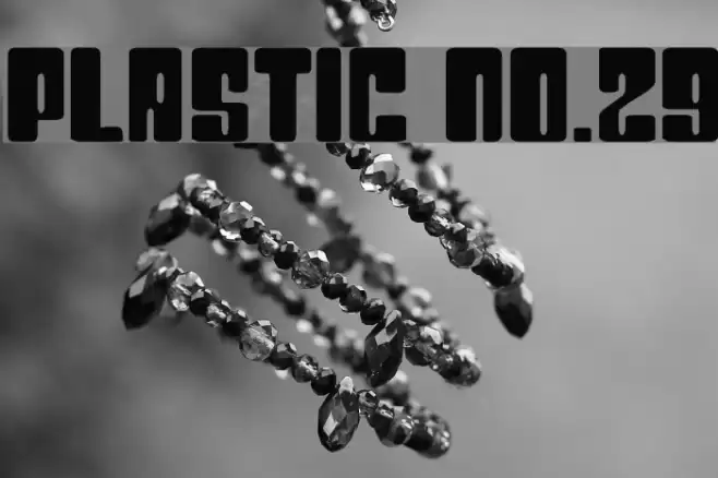 Plastic No.29 Font examples