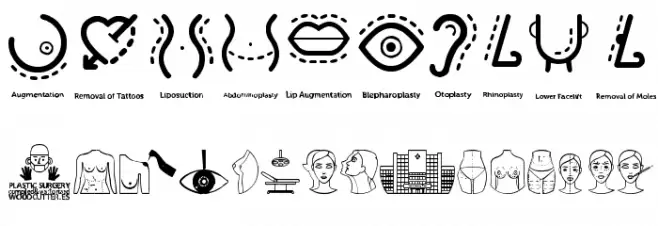 Plastic Surgery Font OTHER CHARS