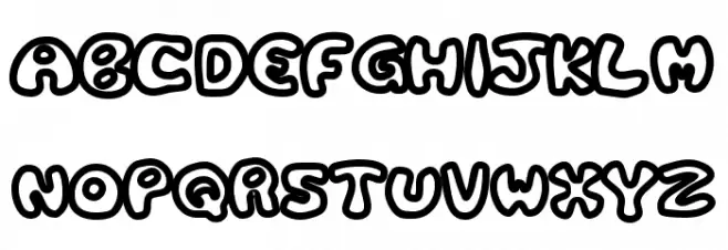 Plastic Tomato Bold Schriftart Groß