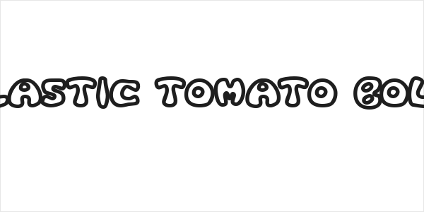 Plastic Tomato Bold Logo