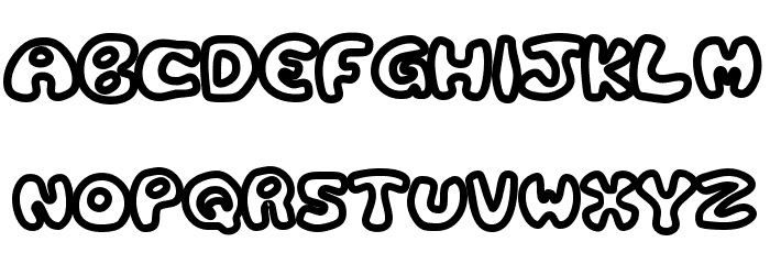 Plastic Tomato Bold Font LOWERCASE
